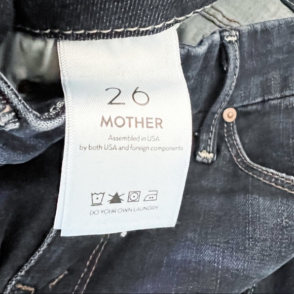 Mother Jeans The Looker Ankle Fray in All Work Paint Splatter Skinny - Picture 8 of 11